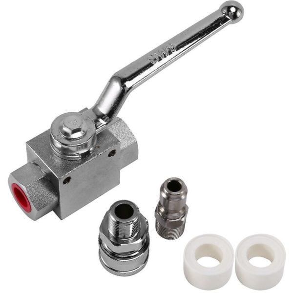 Ball valve kit for pressure washer