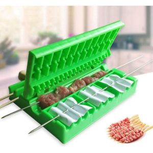 Barbecue Carry Rope Skewer Kebab Maker Quick and Multi-Function Vegetable Meat Skin Barbecue Tools Kitchen Accessories
