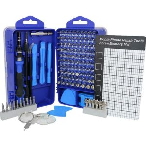 Benobby Kids - 135 In 1 Precision S2 Batch Head Multi-function Screwdriver Set Combo Disassembly Repair Tool Box