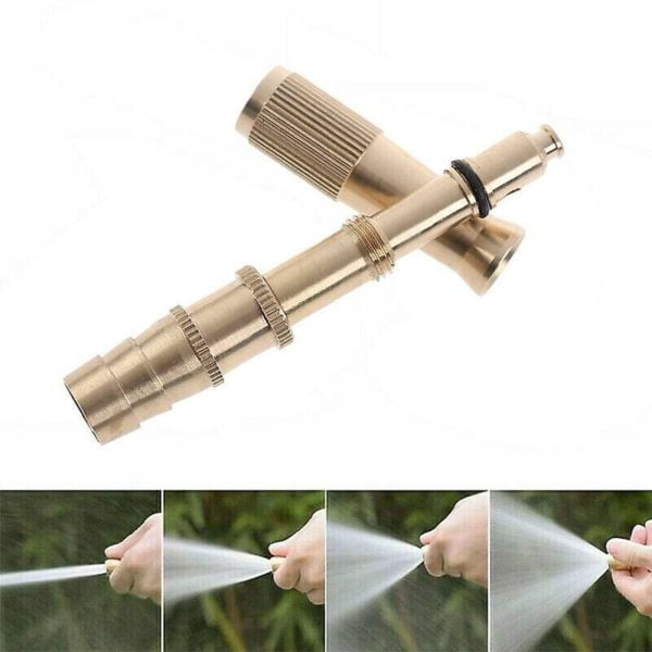 Benobby Kids - 2pcs High Pressure Water Gun Metal Brass Nozzle Garden Hose Pipe Lawn Car Wash