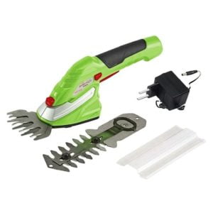Benobby Kids - Cordless Hedge Sculptor and Grass Trimmer, Lawn Shear with 2 Blades, Cutting Width 7 cm, Cutting Length 10 cm, with Battery