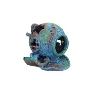Benobby Kids - Diving Helmet Wreck Fish Tank Aquarium Landscaping Decoration Vintage Decorative Resin Hideaway Shrimp Breeding Shelter, Practical