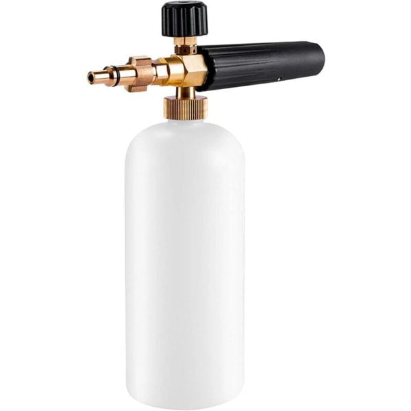 Benobby Kids - Foam spray gun for high pressure washers, brass parts, adjustable concentration, adjustable spray range, for cleaning vehicles 1L