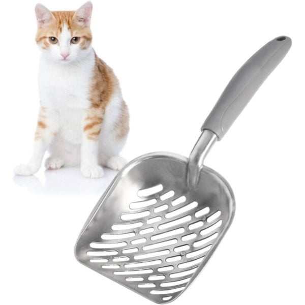 Benobby Kids - Metal Pet Dog Cat Litter Scooper Shovel Remover with Long Handle for Pets