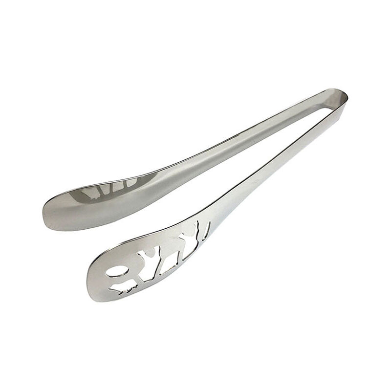 Benobby Kids - Stainless Steel bbq Food Tongs, a Good Basic Utensil for Kitchen Serving, Outdoor Activities/Celebrations
