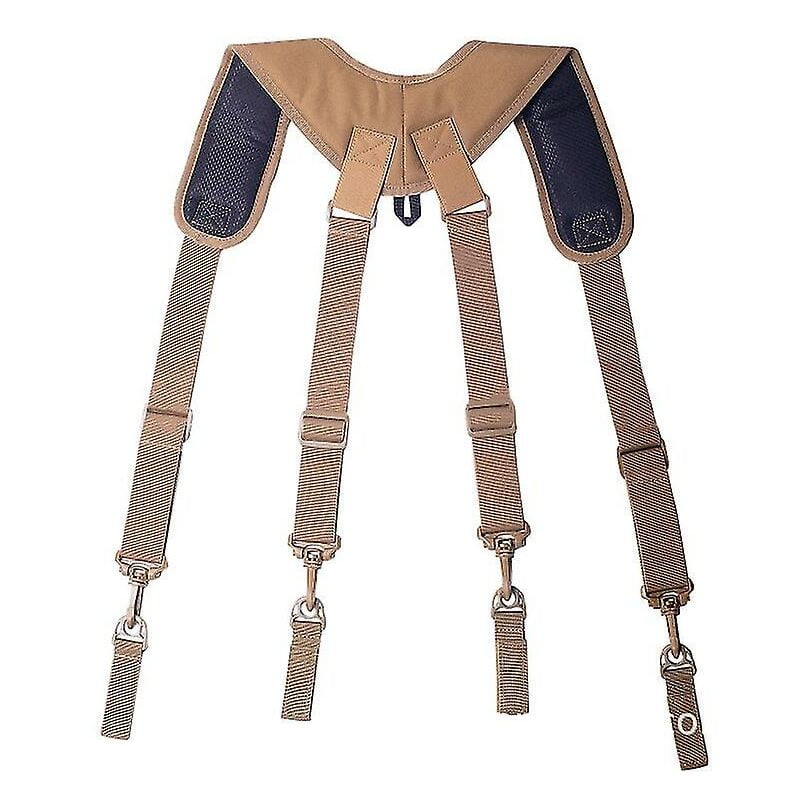 Benobby Kids – Tactical-suspenders x Type Tactics Braces Practical Adjustable Equipage w/ Keychain Tactical-belt Harness For Duty Belt,Khaki,11