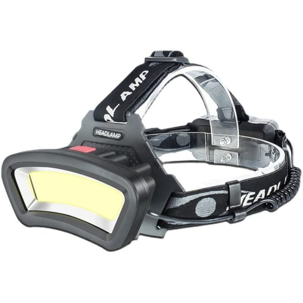 Benobby Kids - led Headlamp, usb Rechargeable Waterproof Headlight 2000 Lumens, with Red Light, Helmet Work Light, Car Maintenance and Construction,