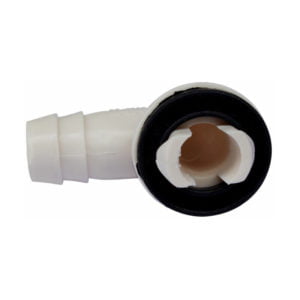 Betterlife Air Conditioner Drain Hose Connector Elbow Fitting with Rubber Ring for -Split Units and AC Window Unit 3/5 Inch 2 pcs (15mm)