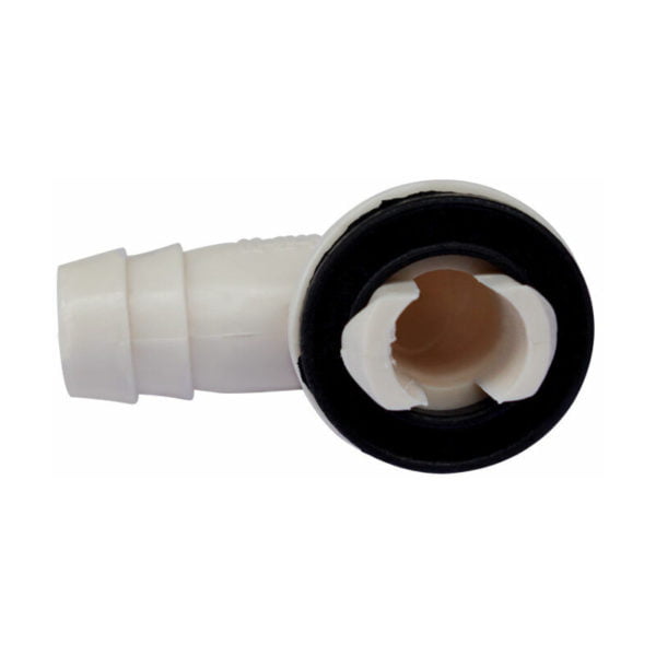 Betterlife Air Conditioner Drain Hose Connector Elbow Fitting with Rubber Ring for -Split Units and AC Window Unit 3/5 Inch 2 pcs (15mm)