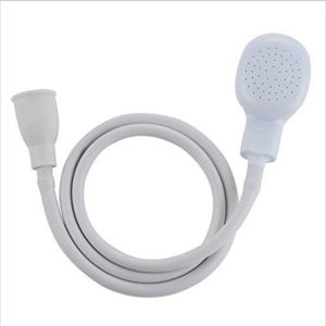 Betterlife Pet Shower Head with Rubber Hose 1.1M White