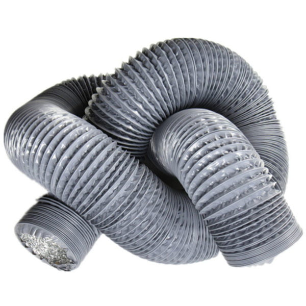 Betterlife pvc Exhaust Hose for Air Extractor, Air Conditioner, Tumble Dryer (ø100mm * 5m Length, Grey)