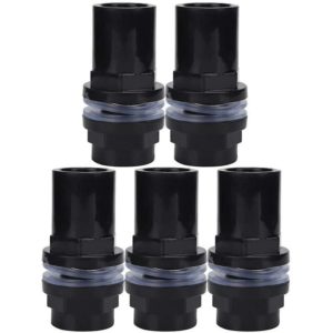 Betterlifefg-pvc Aquarium Hose Adapter Connector Hose Converter Adapter 5pcs Fill Hose Fitting Air Tube Adapter (25mm)