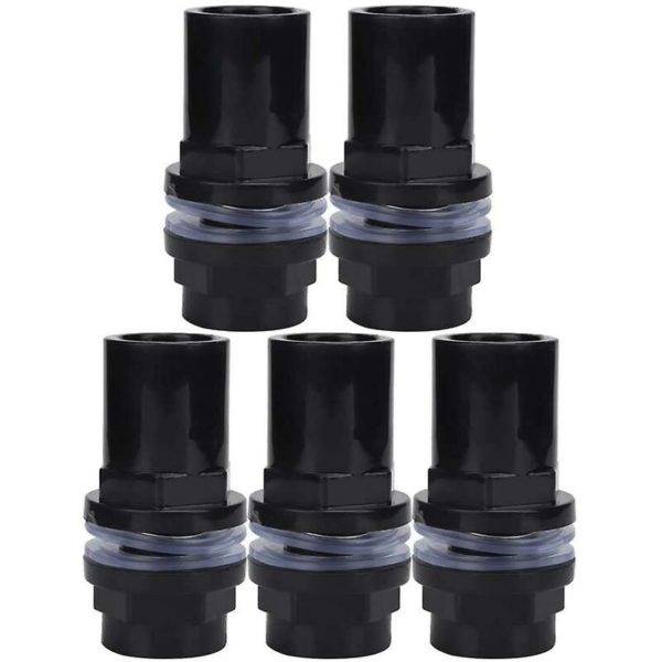 Betterlifefg-pvc Aquarium Hose Adapter Connector Hose Converter Adapter 5pcs Fill Hose Fitting Air Tube Adapter (25mm)