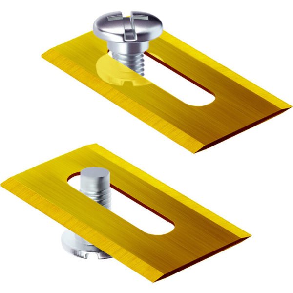 Betterlifegb - 20 Pack Stainless Steel Trimmer Blades for Husavarna 36.5 x 18.5 x 0.65 mm Betterlife(Gold)