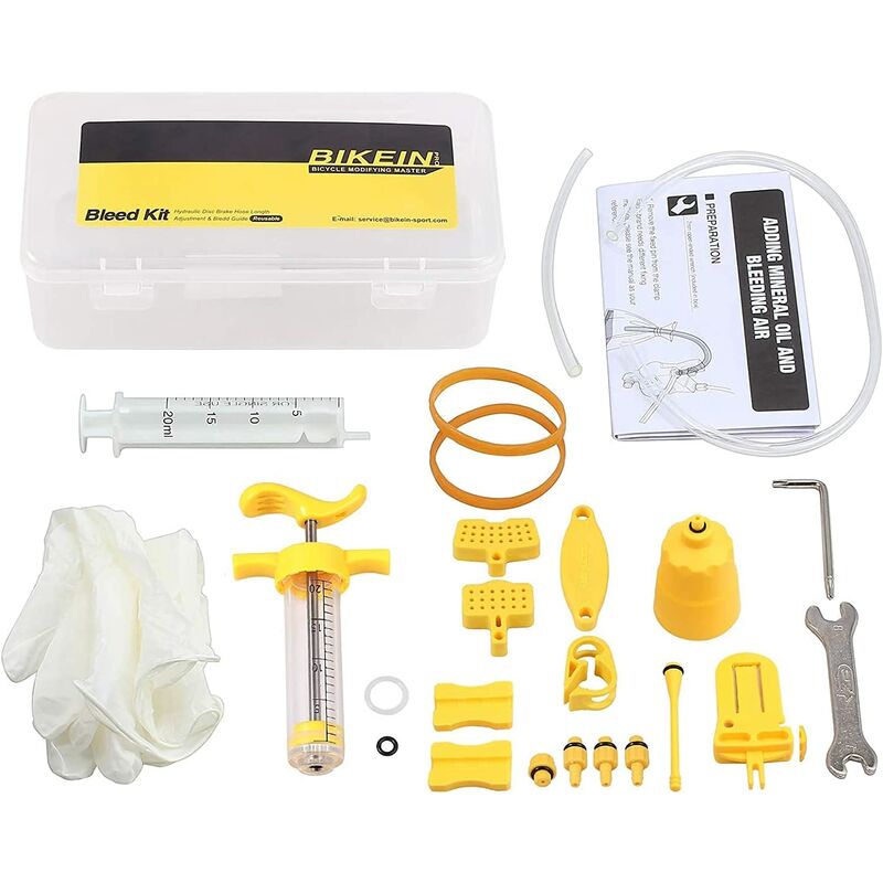 Bicycle Brake Bleed Kit For Ez Shimano Tektro Magura Professional Hydraulic Disc Brake Oil Bleeding Tools Tool Set Bicycle Hydraulic Disc Kit Thsinde