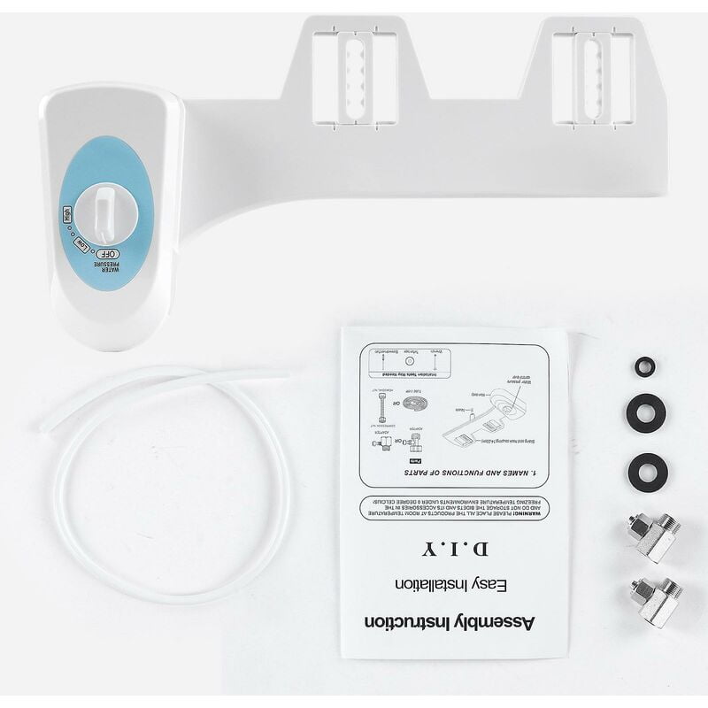 Bidet Toilet Seat Attachment & Fresh Water Sprayer (only Cool,nozzle Cleaning,non-electric,adjustabl-e Pressure,female Wash),