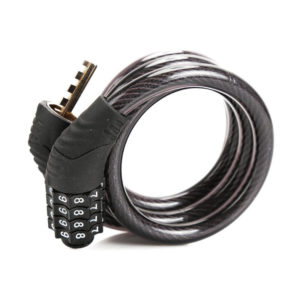 Bike Lock, Bike Lock Long 100cm x 10mm Cable Lock for Bike Scooter Motorcycle Bike Gate with 4 Digit Smart Code and Stroller Bike Lock Anti-Theft