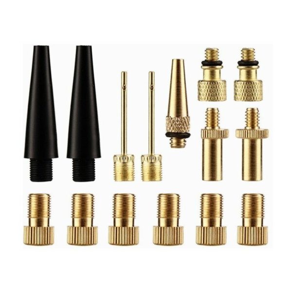 Bike Pump Adapter Bike Valve Adapter (DV/AV/SV) Bike Pump Adapter Ball Pump Needle Adapter for Compressor Bike Pump Foot Pump Air Pump