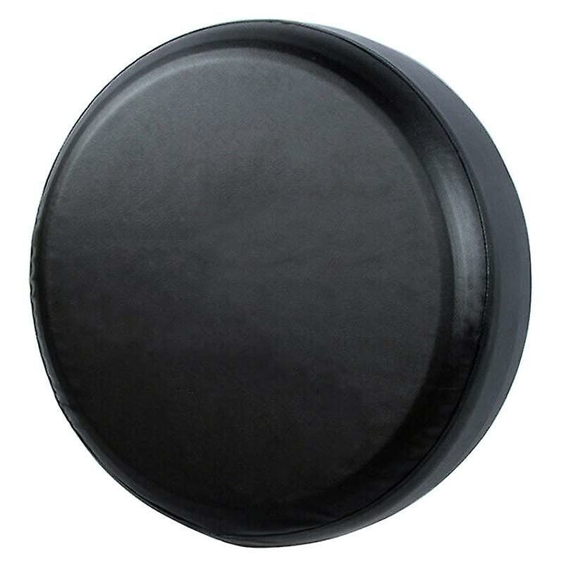 Black Spare Tire Cover Wheel Tire For Trailer Car Truck Pvc Waterproof Dustproof Protection (15 Inch)