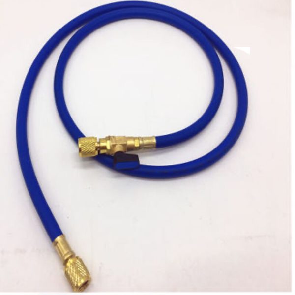 Blue Value Hose with key cooling load 1/4 x 5/16 1500mm r410 r32