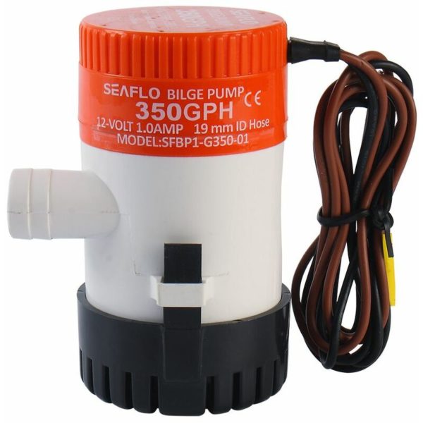 Boat Bilge Pump 12V - 350GPH Small Marine Portable Electric