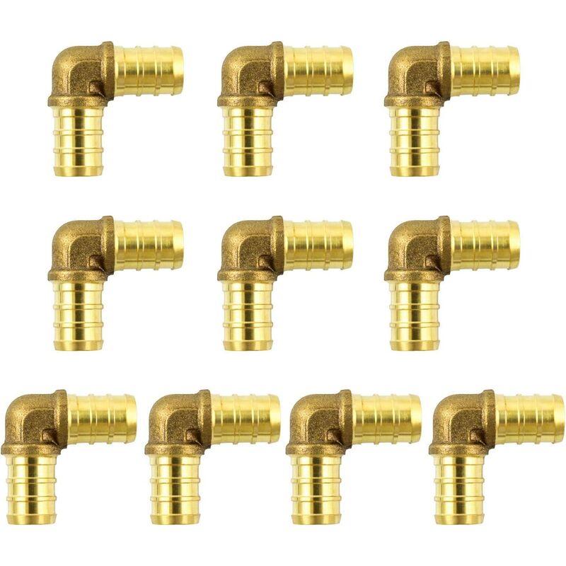 Hose Clamp 1 Uxcell 2 Pcs Brass Hose Barb Fittings, 3/8\" Bard X 1/4\" NPT Female Hose Connector