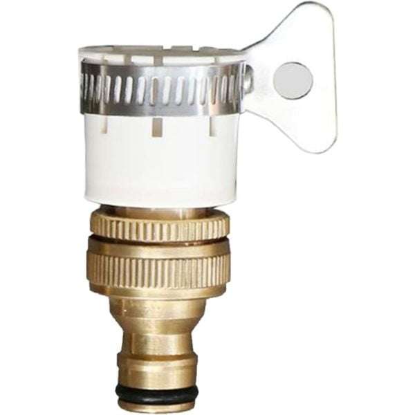 Brass Hose Faucet Connector Universal Faucet Adapter for Kitchen Garden Faucets