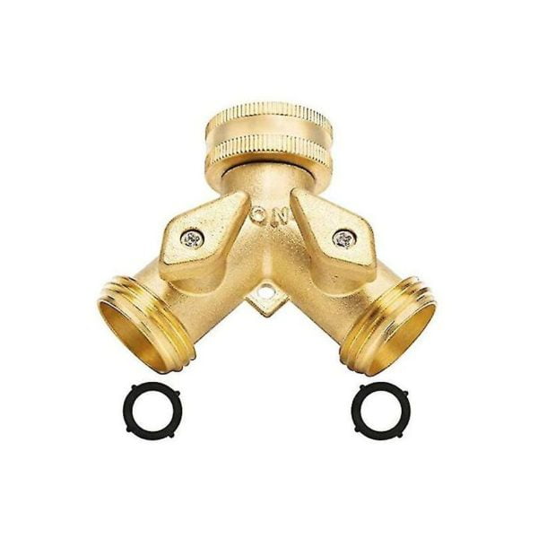 Brass Manifold, Splitter Two Way Washing Machine Hose Connector