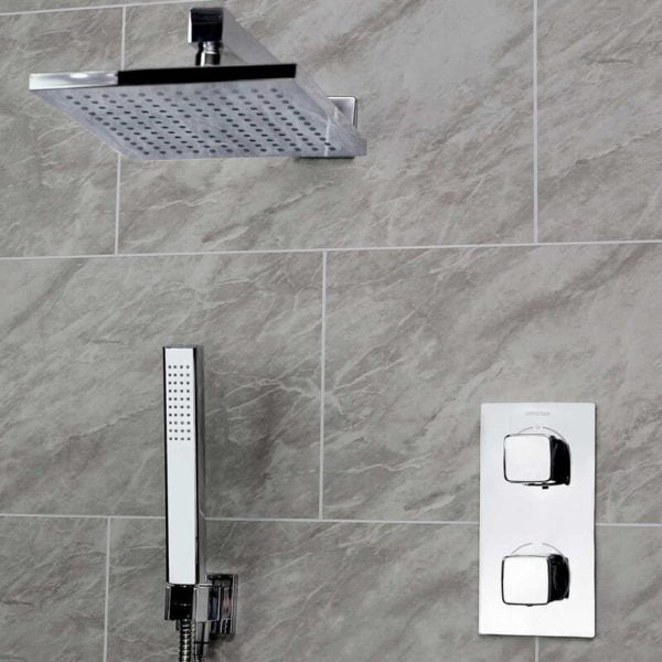 Bristan - Cobalt Concealed Mixer Shower with Shower Kit and Fixed Head