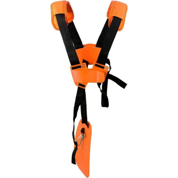 Brush Cutter Harness Double Shoulder Strap Trimmer Harness for Brush Cutter, Chainsaw and Lawn Mower Compatible with Stihl fs , Size Borders km