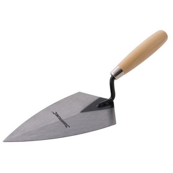 CB52) Brick Trowel 200 x 110mm - Silverline