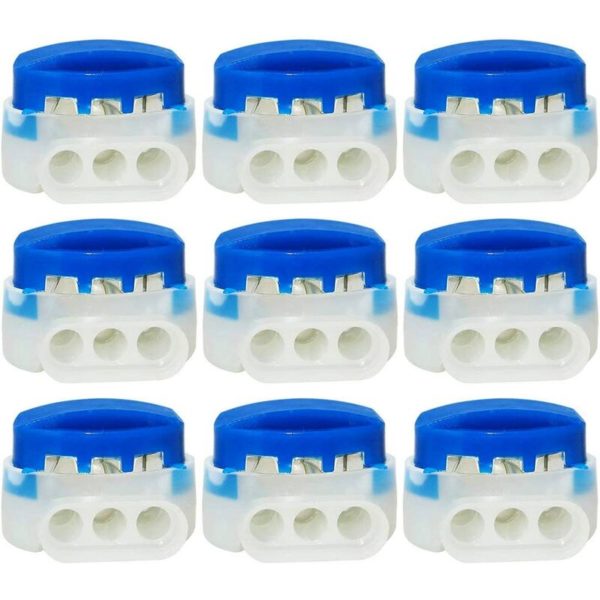 Cable Connectors Waterproof Connector 15Pcs Connectors Cable Fittings for Robot Lawn Mower Outdoor Garden and Car