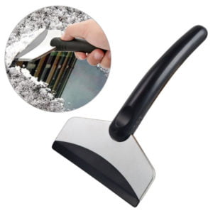 Car Frost Snow Shovel, Stainless Steel Snow Shovel Scraper Mini Car Vehicle Snow Shovel Ice Scraper Removal Cleaning Tool