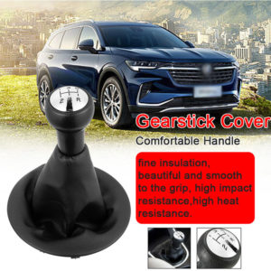 Car Gear Shift Knob Lever Gearstick Cover 5 Speed Gear and r Gear Gaiter Boot pu Leather Replacement Kit for 307 308 607 608 C3 C5