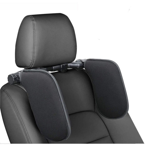Car Headrest Neck Support Kids, Car Sleep Headrest Adjustable Headrest Auto Sponge Rebound with Telescopic Pole and Sliding Clips Headrest Car Seats
