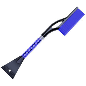 Car Ice Scraper Detachable Snow Remover Snow Brush Multifunctional Ice Shovel Cleaning Tool Thickened eva Handle for Ice Snow Frost Blue