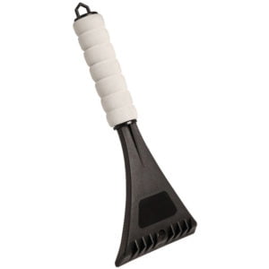 Car Ice Scraper Snow Remover Shovel Cleaning Tool eva Handle for Ice Snow Frost,Black - Black