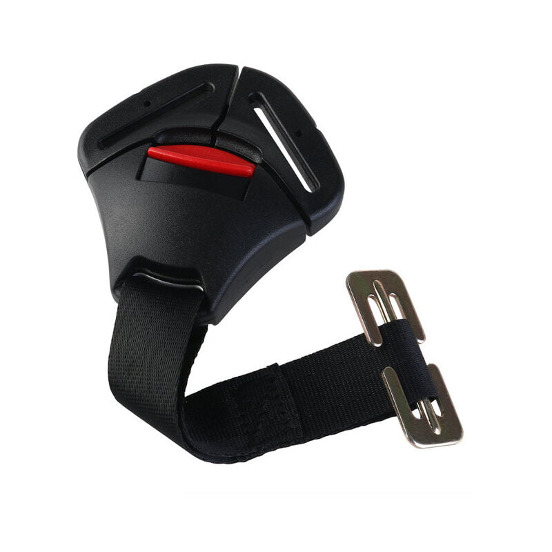Car Seat Safety Buckle, Fixed Locking Buckle with Seat Belt Clip, Harness for Babies, Toddlers and Kids