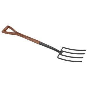 Carbon Steel Digging Fork with Ash Handle - n/a - Draper