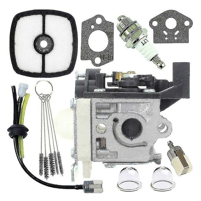 Carburetor Carburetor Rebuild Fuel Lines and Primer Bulbs for Zama Rb-k94 Echo Srm-265 Srm-265es Carburetor Carburetor Kit (Color : Silver-1 Set