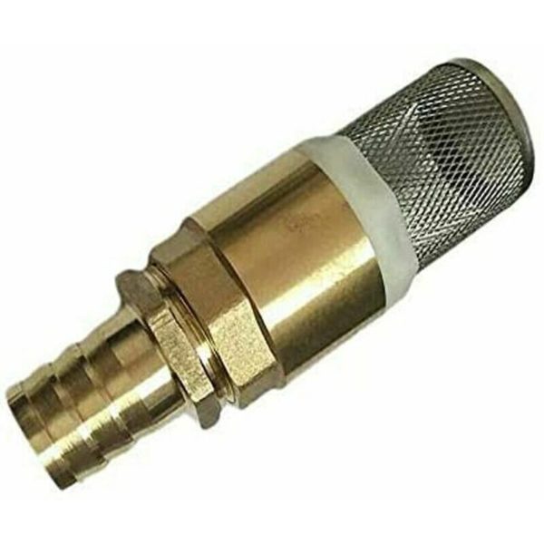 Check Valve Strainer - with Stainless Steel Strainer and One Way Valve/Non Return Valve/Pump Check Valve 88 x 37mm