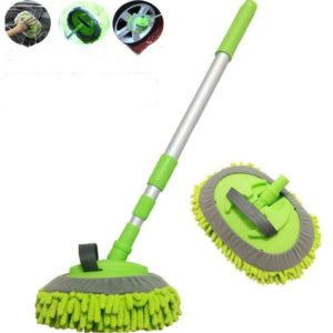 Chenille multifunctional brush Car wash mop brush 360 degrees Car cleaning telescopic Chenille microfiber washing brush Car cleaning agents