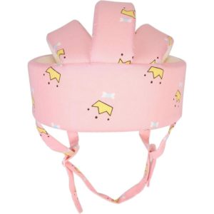 Child Protective Helmet Shockproof Cotton Breathable Safety Helmet Baby Adjustable Household Hat Infant Anti-Collision Head Protector for Boy Girl 6