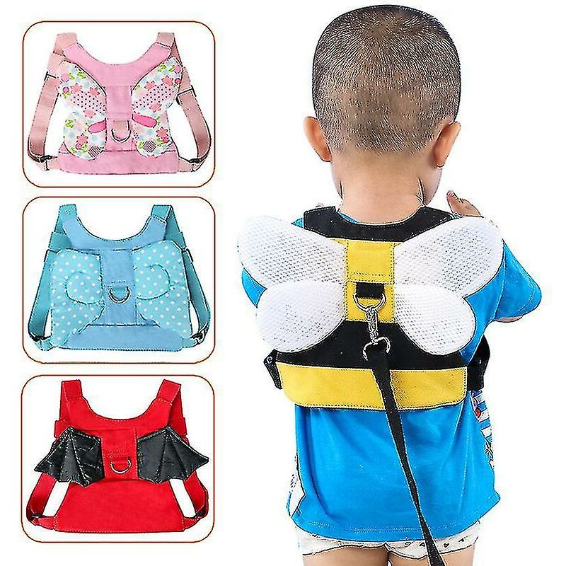 Child Toddlers Leash Anti Lost Wrist Link Kids Safety Harness Kids Walking Wristband Assistant Strap Belt,Blue