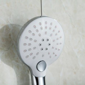 Chrome-plated shower head Hand shower 3 nozzles to choose from Universal removable anti-lime hand shower