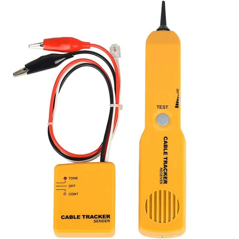 Circuit Tester, Wire Tracer & Tone Generator, Network Cable Tester RJ-11 Plug, Find and Locate Wires and Cables, Test Circuit Continuity SOEKAVIA