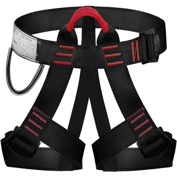 Climbing Harness, Harness Climbing Harness, Guide Harness, Safety Belts for High Level Mountaineering Rescue Caving Climbing Rappel Equip Half Body