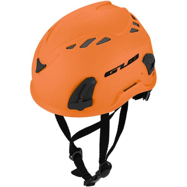 Climbing Helmet Cycling Safety Helmet with Headlamp Earmuff Taillight Attachment Points for Hiking Climbing Caving