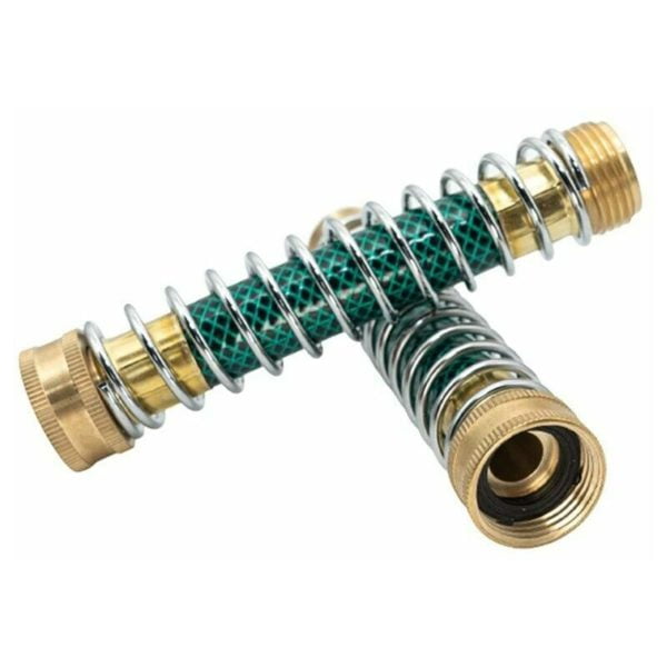 Coiled Spring Faucet Hose Connector Irrigation Fitting AccessoryGarden Faucet Extension Hose Connector Spring Coil Kink Protector