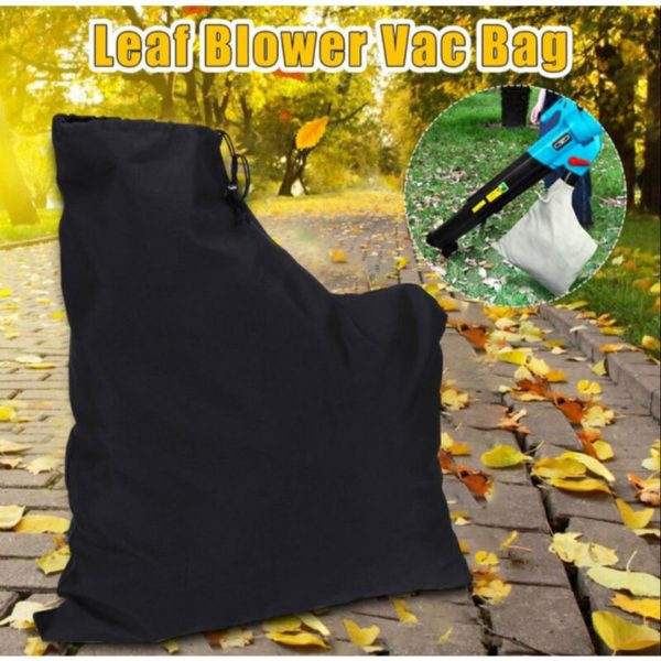 Collection bag for leaf vacuum compatible , black